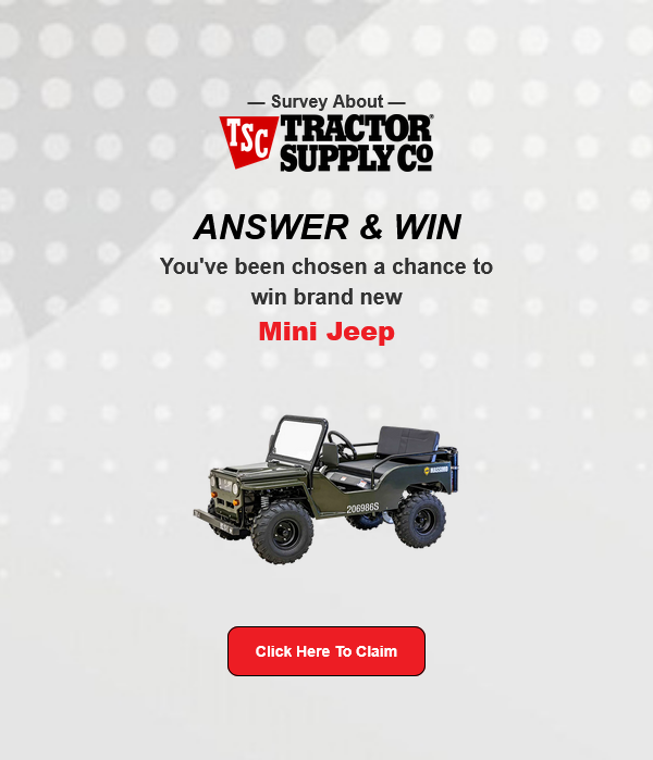 Tractor Supply CO - Mini Jeep