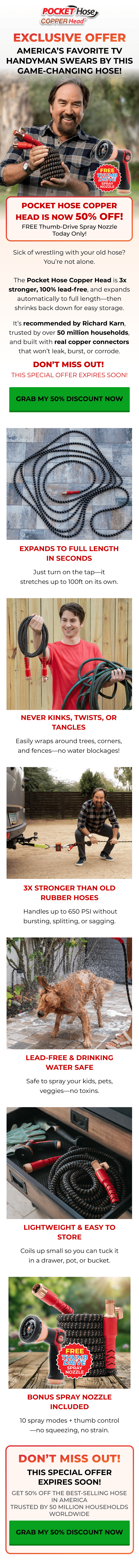 This Genius Expandable Hose Is Selling Out Fast
